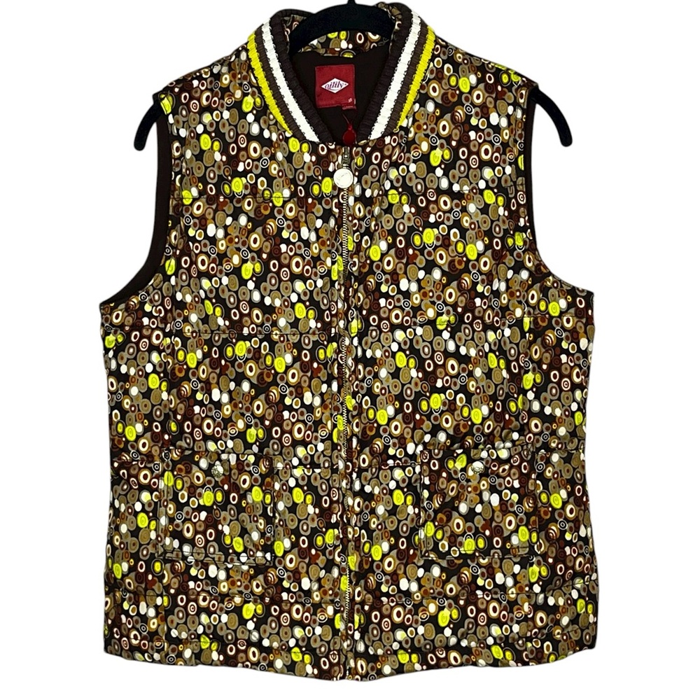 OILILY Brown/Green‎ Geometric Vest